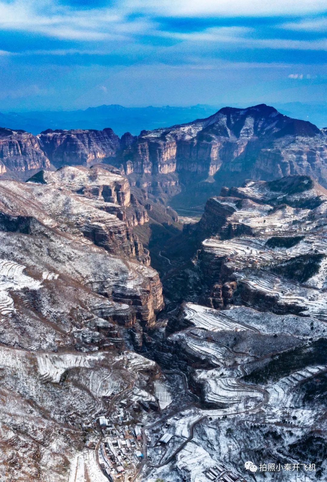 2021年太行冬天的第一场雪
